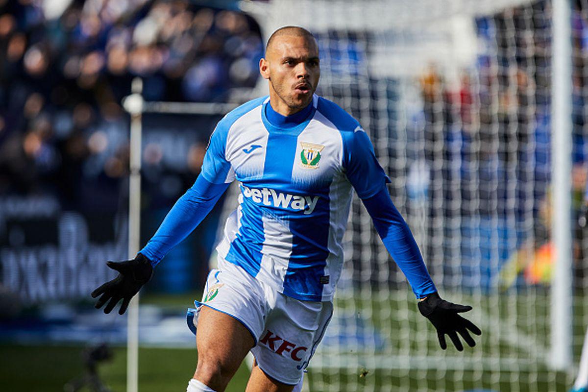 Martin Braithwaite se ha enfrentado antes al Barcelona con la camiseta del Leganés. (Foto: Getty Images)