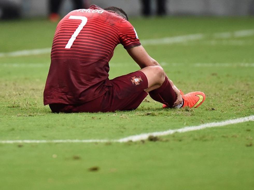 Mundial Brasil 2014: Así quedó Cristiano Ronaldo tras la casi eliminación de Portugal [FOTOS] 