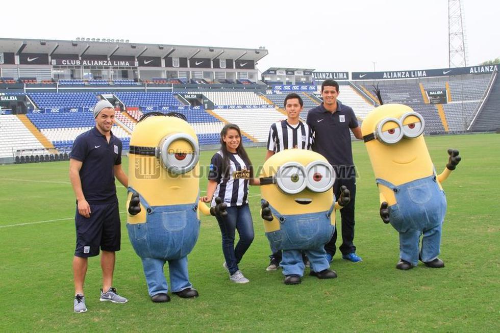 Alianza Lima: Los Minions visitaron las instalaciones de Matute