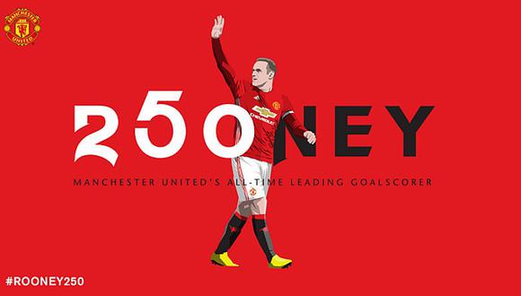 Wayne Rooney, el máximo goleador histórico del Manchester United