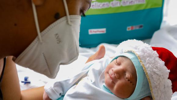 Minsa informó del nacimiento del primer bebe de Navidad que es una mujer. (Foto. Referencial/Andina)