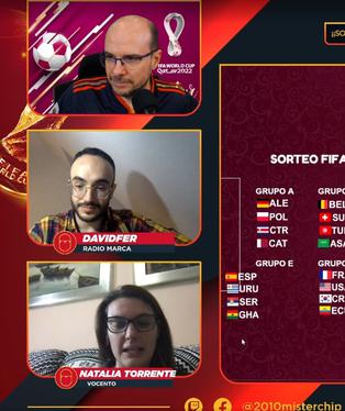 MisterChip realizó un simulacro del sorteo de la FIFA del Mundial Qatar 2022. (Foto: captura de pantalla)
