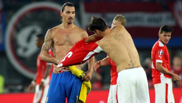 Zlatan Ibrahimovic habló sobre el codazo a David Alaba