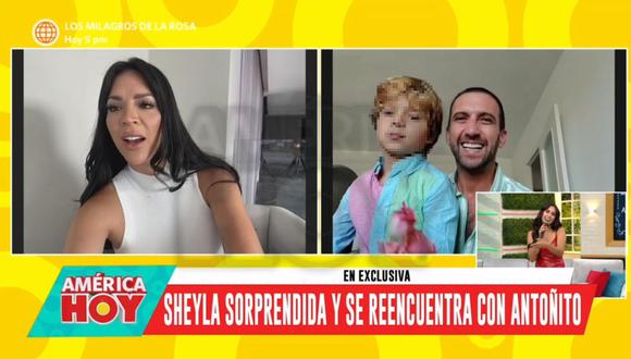 Sheyla Rojas habló sobre lo que significó la partida de su hijo Antoñito a España. (Foto: Captura de video)