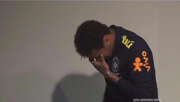 Neymar llora tras escuchar las palabras de su entrenador Tité [VIDEO]