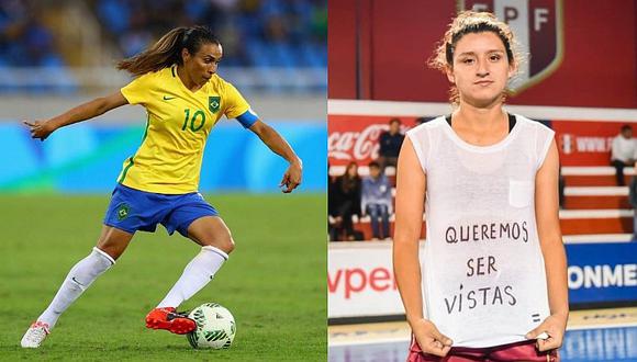 #QueremosSerVistas: Marta Silva, la futbolista brasileña que se unió a la campaña del fútbol femenino en Perú | FOTO