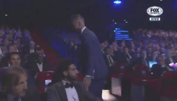 Mohamed Salah y el incómodo momento junto a Sergio Ramos [VIDEO]