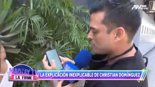 Christian Domínguez se pronuncia tras usar falso pase laboral de ATV para trabajar: “No me di cuenta”