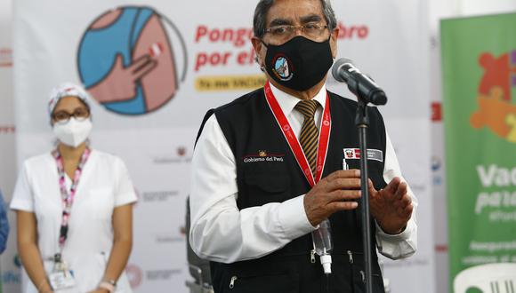 El ministro de Salud, Óscar Ugarte, se pronunció sobre el caso de Sinopharm.  (Foto: Archivo GEC)