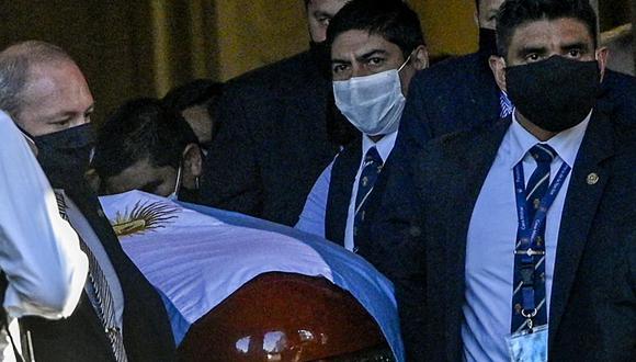 Diego Maradona falleció el pasado martes de un paro cardiorespiratorio. (Foto: AFP)