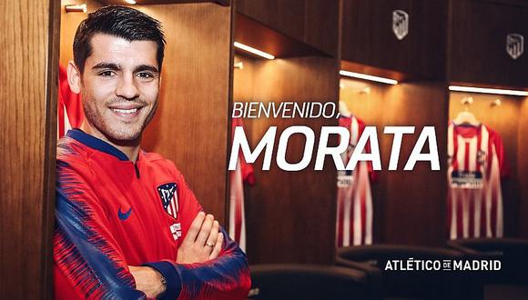 Álvaro Morata es oficializado como nuevo jale del Atlético de Madrid