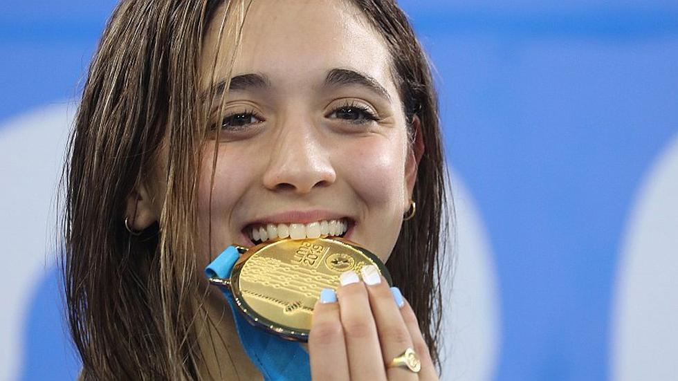 Delfina Pignatiello: la nadadora argentina que hizo historia en Lima 2019 tras ganar el oro por tercera vez | VIDEO