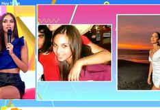 Sorprenden en vivo con fotos del pasado a Natalie Vértiz y ella reacciona: “No tengo nada que ocultar”