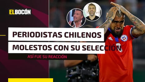 Periodistas chilenos destrozados tras ser eliminados de Qatar 2022