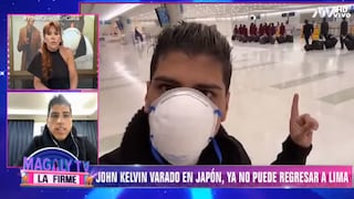 Magaly Medina cuestiona a John Kelvin por insistir en realizar shows en Japón | VIDEO