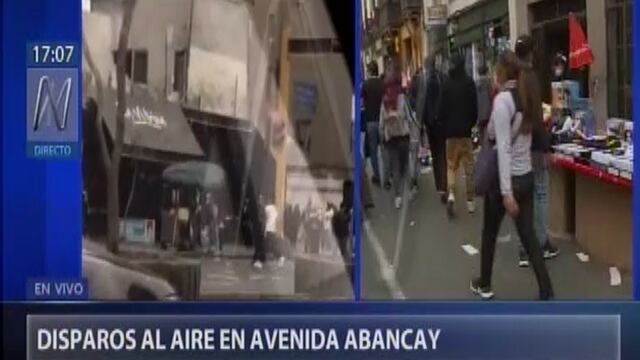 Cercado de Lima: reportan enfrentamientos entre ambulantes y fiscalizadores en la Av. Abancay 