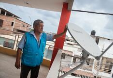 Familias afectadas por lluvias intensas en el norte del Perú se mantienen conectadas por internet satelital