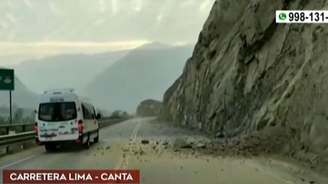 Temblor en Lima: estos son los kilómetros de la Carretera Central que reportan desprendimiento de piedras 