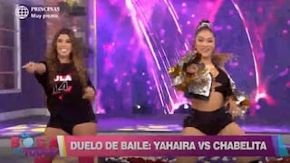Isabel Acevedo y Yahaira Plasencia se enfrentan en atrevido duelo de baile