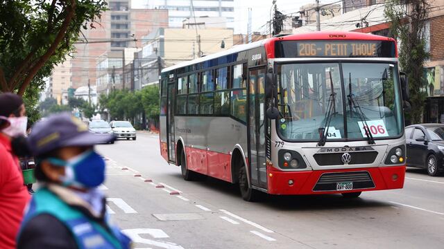 Corredor Rojo: la ruta 206 modifica su trayecto en Lima Este para atender a una mayor cantidad de pasajeros