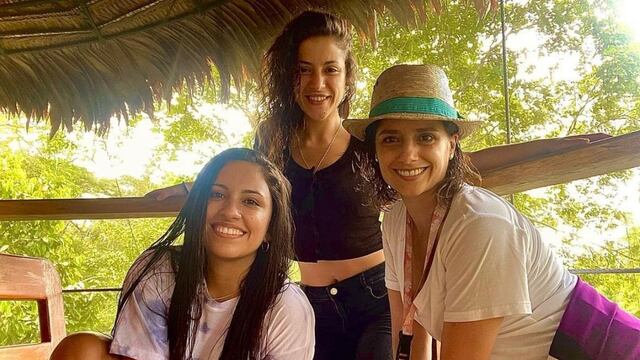Melania Urbina, Gina Yangali y Luciana Blomberg comparten lindos momentos de su viaje a Iquitos