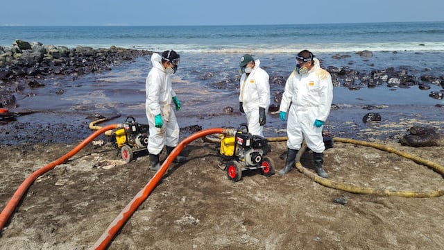 Derrame de petróleo: Repsol señala que limpieza en mar registra avance de 89%
