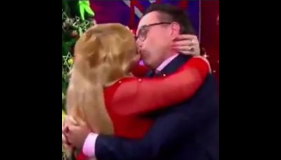 Carlos Galdós y Susy Díaz se besaron | OJO