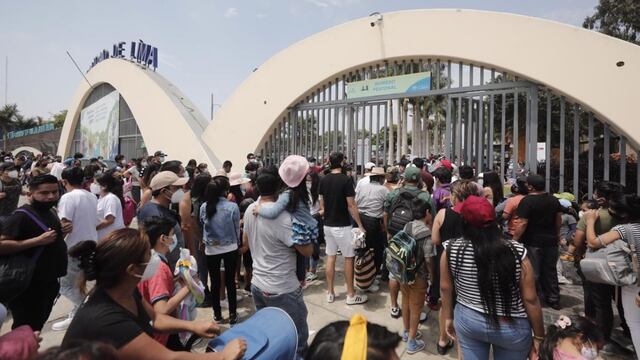 Municipalidad de Lima explicó las causas que generaron largas filas de ingreso al Parque de las Leyendas