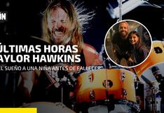 Taylor Hawkins: así fue el bonito gesto del baterista con una fan dos días antes de morir