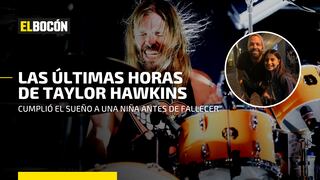 Taylor Hawkins: así fue el bonito gesto del baterista con una fan dos días antes de morir