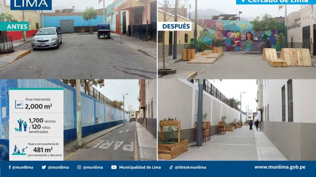 Cercado de Lima: recuperan espacios públicos de Barrios Altos que antes eran inseguros