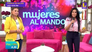 Maricarmen Marín debutó este viernes como conductora de “Mujeres Al Mando” | VIDEO