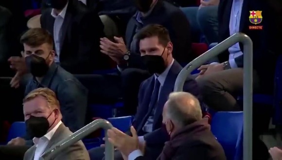 Laporta habló públicamente sobre el tema Lionel Messi. (Video: FC Barcelona)