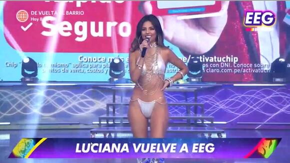 Luciana Fuster regresó a "Esto es guerra" y dio detalles de sus proyectos internacionales