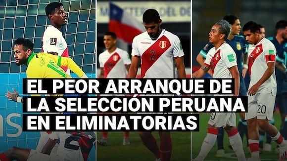 Este es el peor arranque de la selección peruana en las Eliminatorias con formato “todos contra todos”