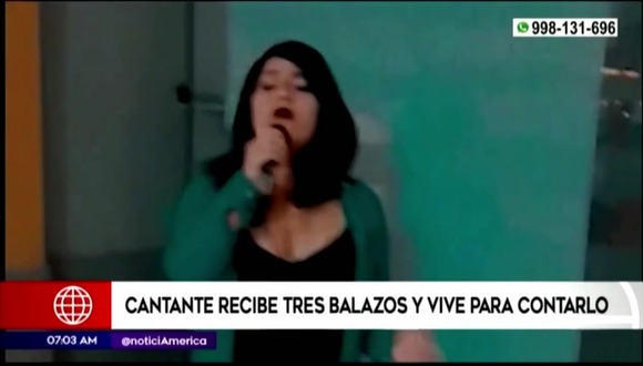 Cantante recibe tras balazos