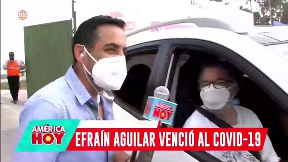 Efraín Aguilar venció del COVID-19