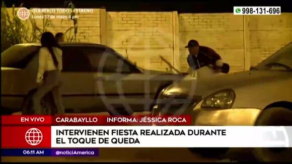 Sujeto ataca violentamente a una mujer luego de fiesta clandestina en Carabayllo