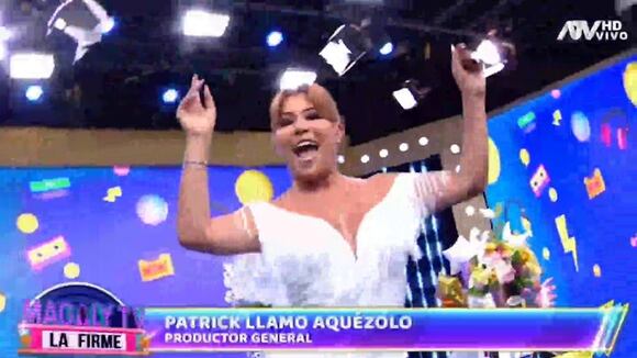 Magaly Medina regresa a su programa bailando: “Más que rajar, extrañaba bailar”