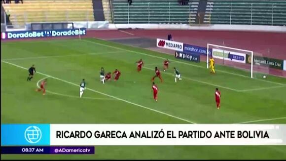 Ricardo Gareca se refirió al partido frente a Bolivia