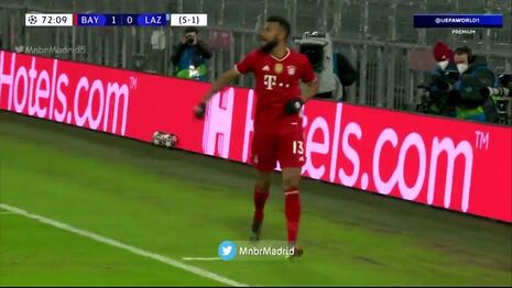 Bayen Munich vs. Lazio: Maxim Choupo-Moting pone la serie 6-1 para los ‘bávaros’ | VIDEO