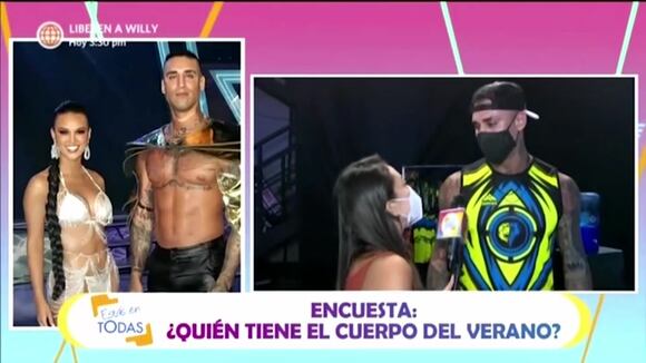 Jota Benz asegura que Angie Arizaga es la mujer más hermosa de la TV peruana e internacional
