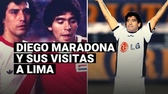 Diego Armando Maradona: un breve repaso de sus visitas a Lima