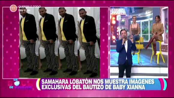 "En Boca de todos": Tula Rodríguez criticó la vestimenta de Abel Lobatón en el bautizo de su nieta