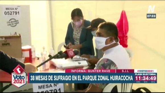 Günter Rave desde el parque Huiracocha en SJL