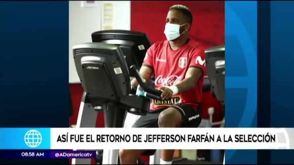 Así fue el retorno de Jefferson Farfán a selección peruana