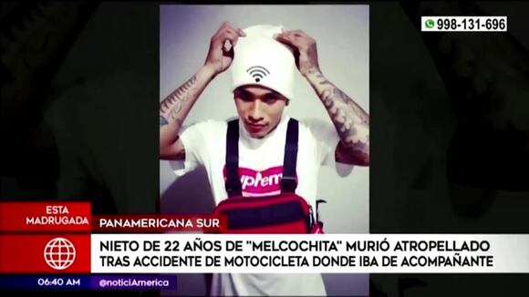 Panamericana Sur: muere atropellado nieto de Melcochita