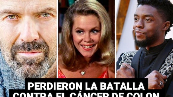 Estos famosos también perdieron la vida debido al cáncer de colon