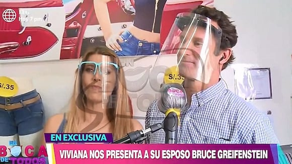 Viviana Rivasplata presentó a su esposo Bruce Greifenstein 24/09/2020