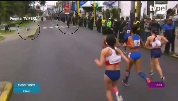 Lima 2019: Perro se metió a la maratón femenina en plena Av. Arequipa y fue retirado por la policía | VIDEO